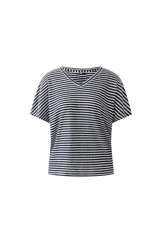 Streifenshirt Leinen