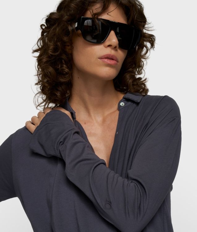 Blusenshirt Wickeloptik