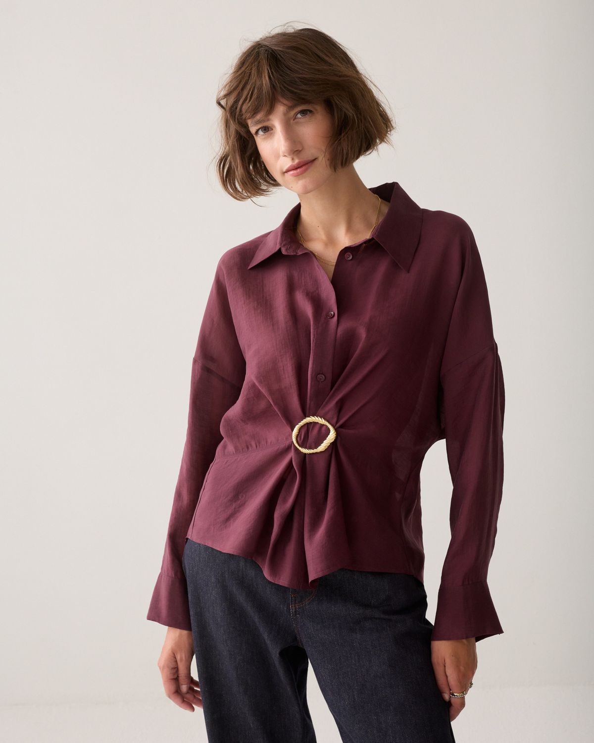 Bluse Burgundy