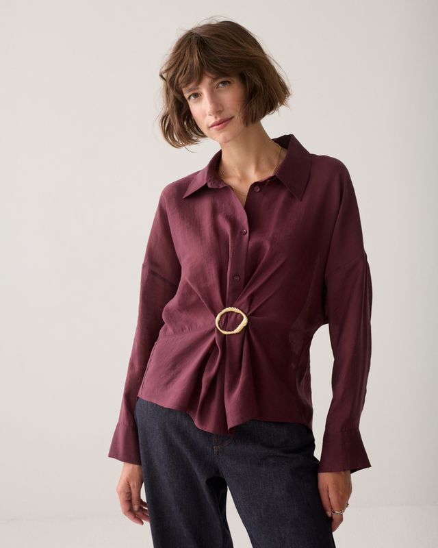 Bluse Burgundy Bluse Burgundy