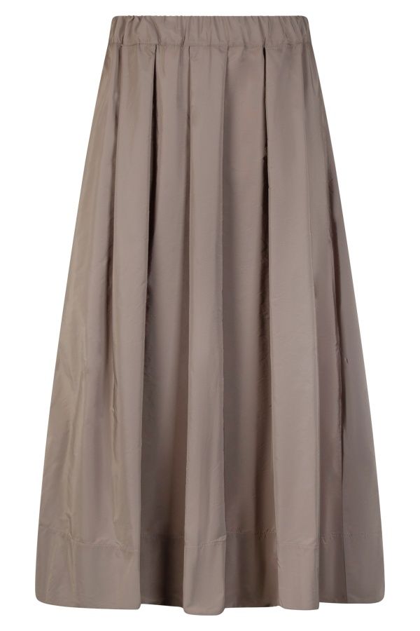 Herbstrock in Khaki