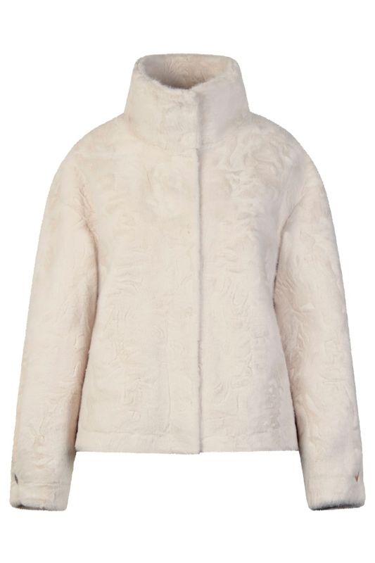Webpelzjacke Wollweiß Webpelzjacke Wollweiß