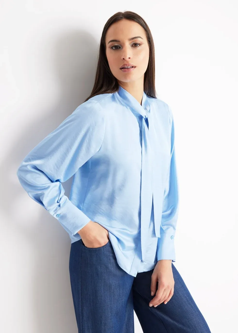 Bluse Glusia Blau Bluse Glusia Blau