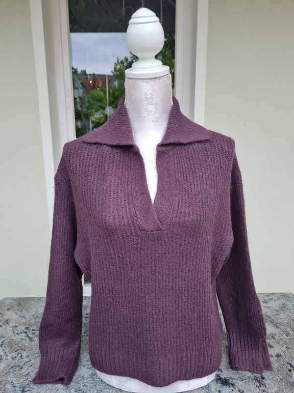 Pullover Polo Aubergine Pullover Polo Aubergine