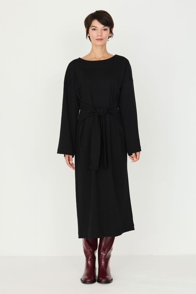 Winterkleid Domeka in Schwarz