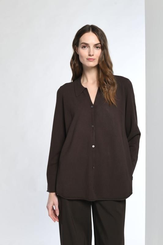 Strickcardigan Polo Schokobraun Strickcardigan Polo Schokobraun