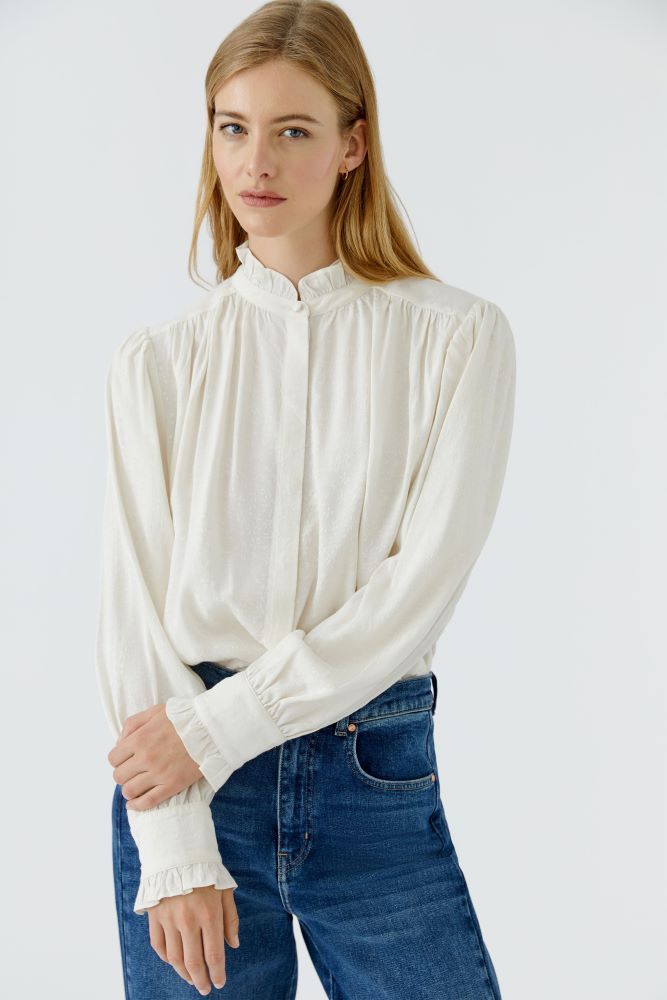 Bluse Eierschale Bluse Eierschale