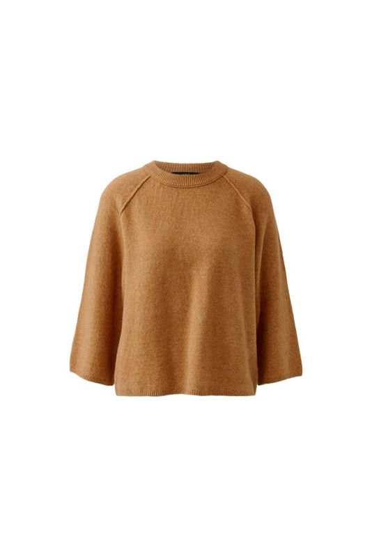 Pullover, verkürzter Arm, Rosenholz Pullover, verkürzter Arm, Rosenholz