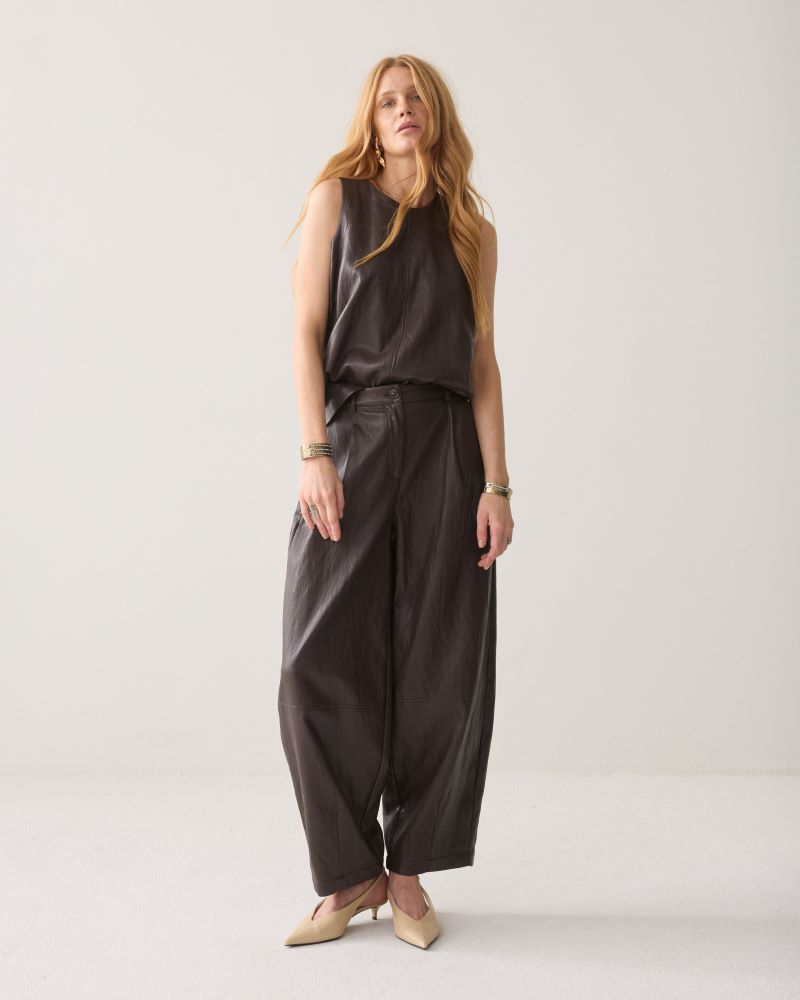 Top Waschleder braun Top Waschleder braun