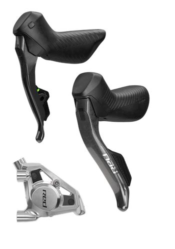 SRAM RED AXS HRD Schalt-  Bremshebel inkl. hydraulischer Scheibenbremse Flat Mount  Set