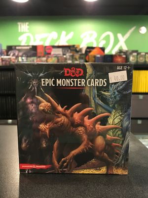 DND EPIC MONSTER CARDS