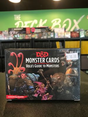 DND MONSTER CARDS: VOLO'S GUIDE TO MONSTERS (12)