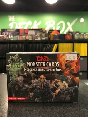DND MONSTER CARDS: MORDENKAINEN’S TOME OF FOES