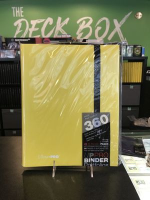 UP BINDER PRO 9PKT LEMON YELLOW