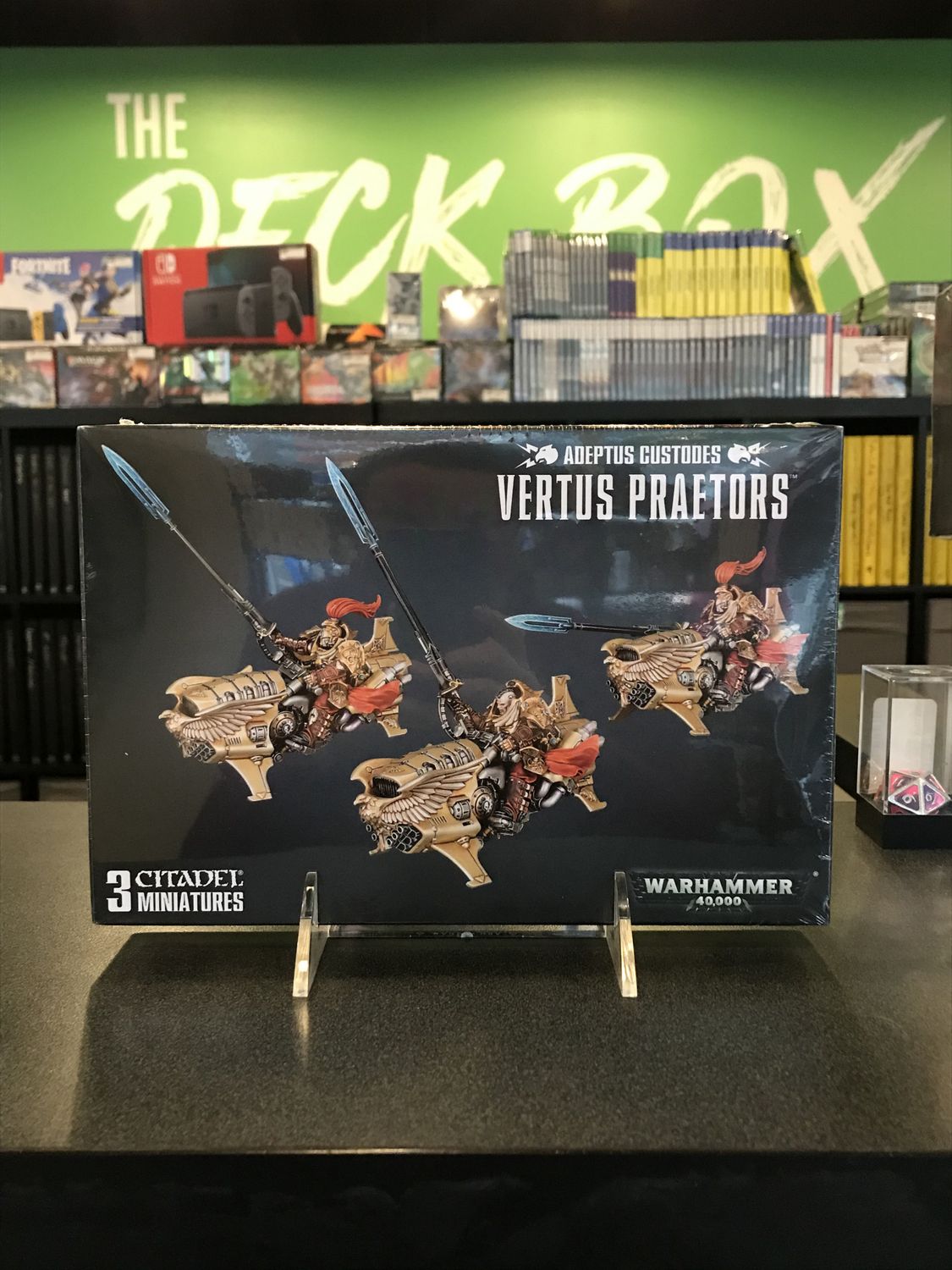 Vertus Praetors / Shield-Captain on Dawneagle Jetbike
