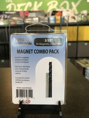 MAGNETS: COMBO PACK 3/32 X 1/16 (50 + DRILLX2)