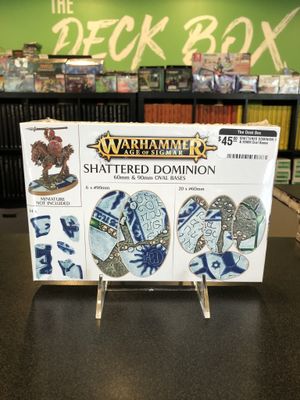 SHATTERED DOMINION: 60 &amp; 90MM Oval Bases