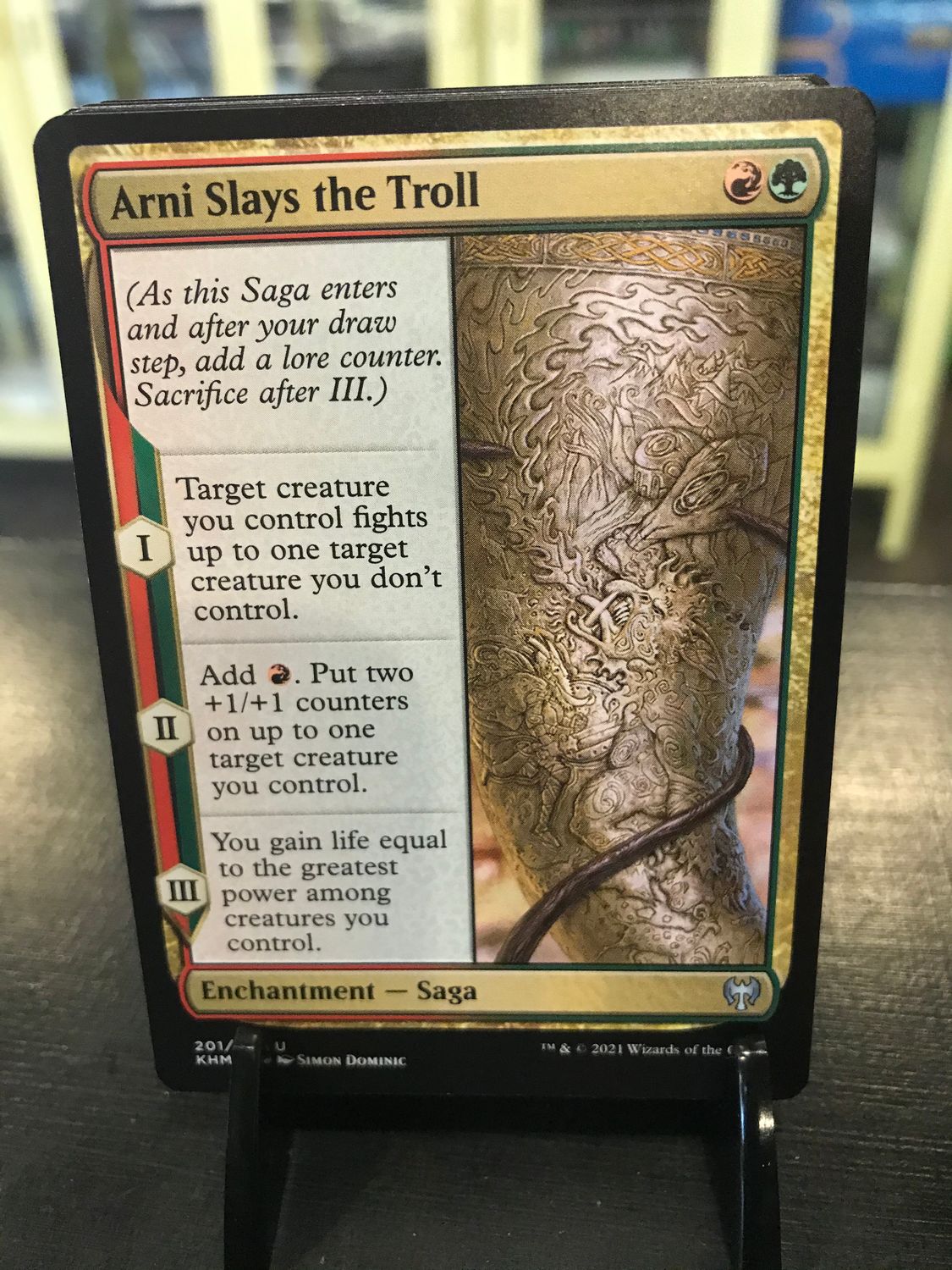 Arni Slays the Troll  (KHM)