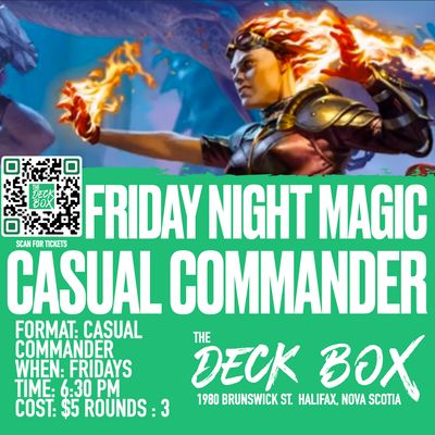 Friday Night Magic: Casual Commander Halifax