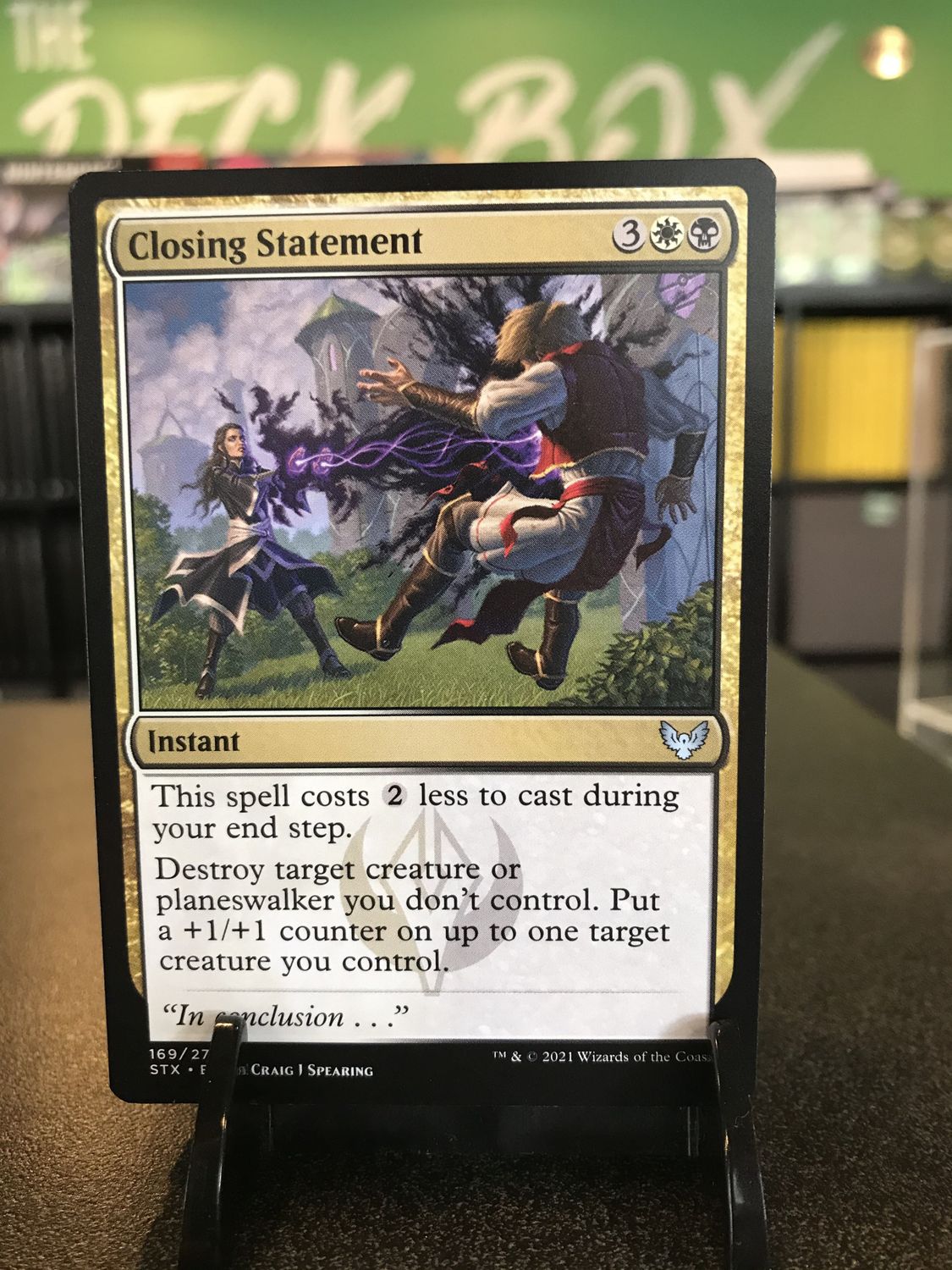 Closing Statement  (STX)
