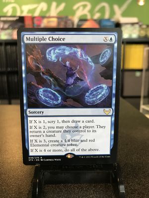 Multiple Choice  (STX)