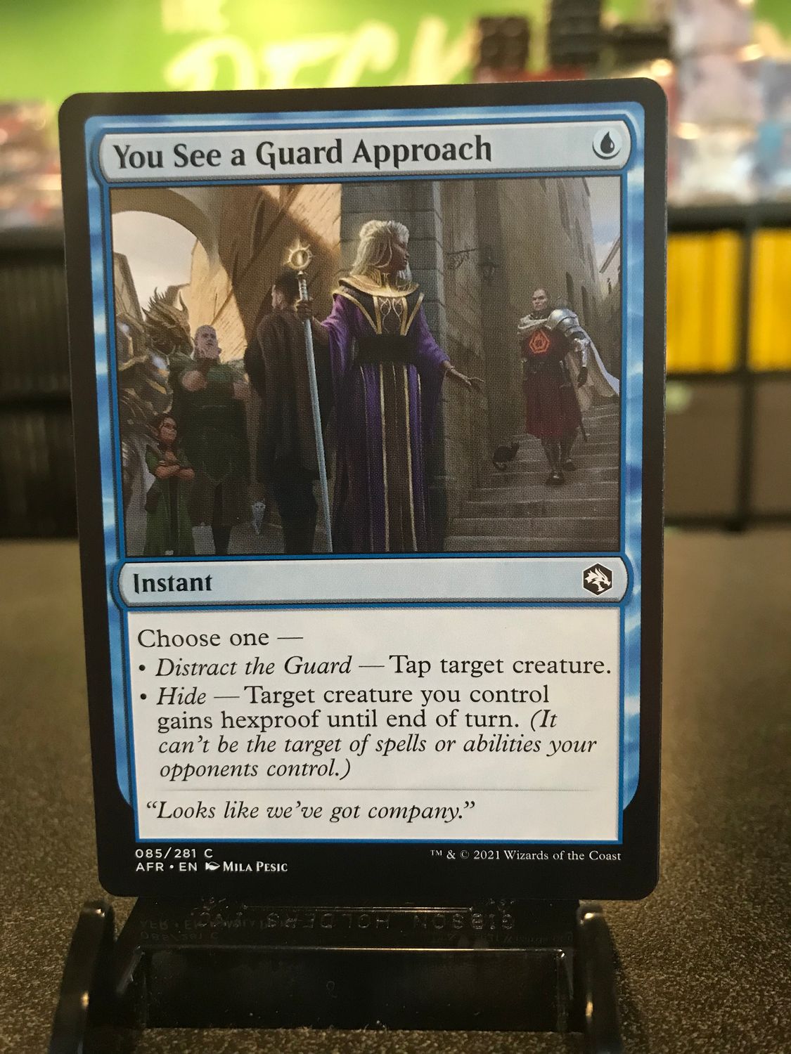 You See a Guard Approach  (AFR)