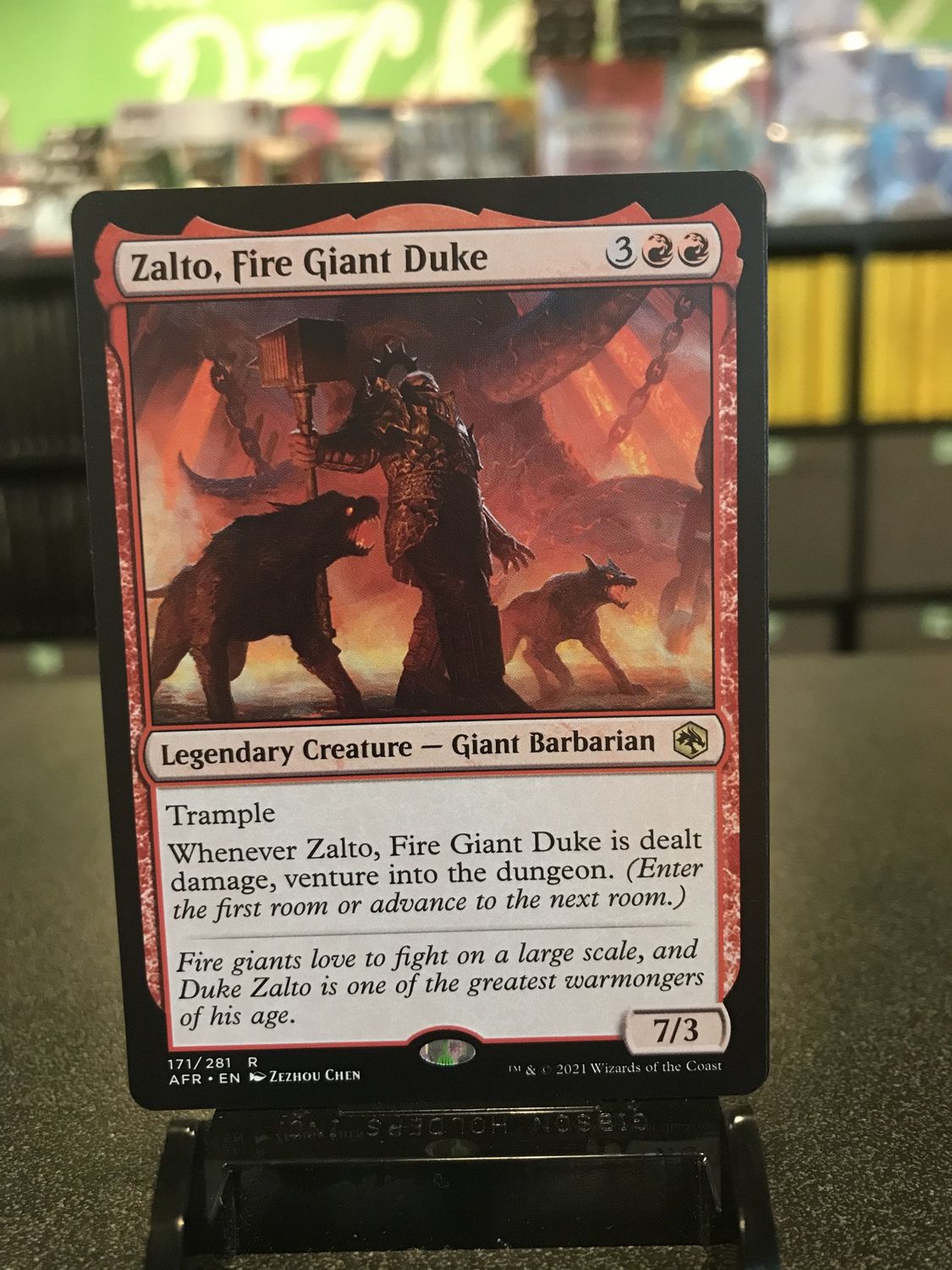 Zalto, Fire Giant Duke  (AFR)