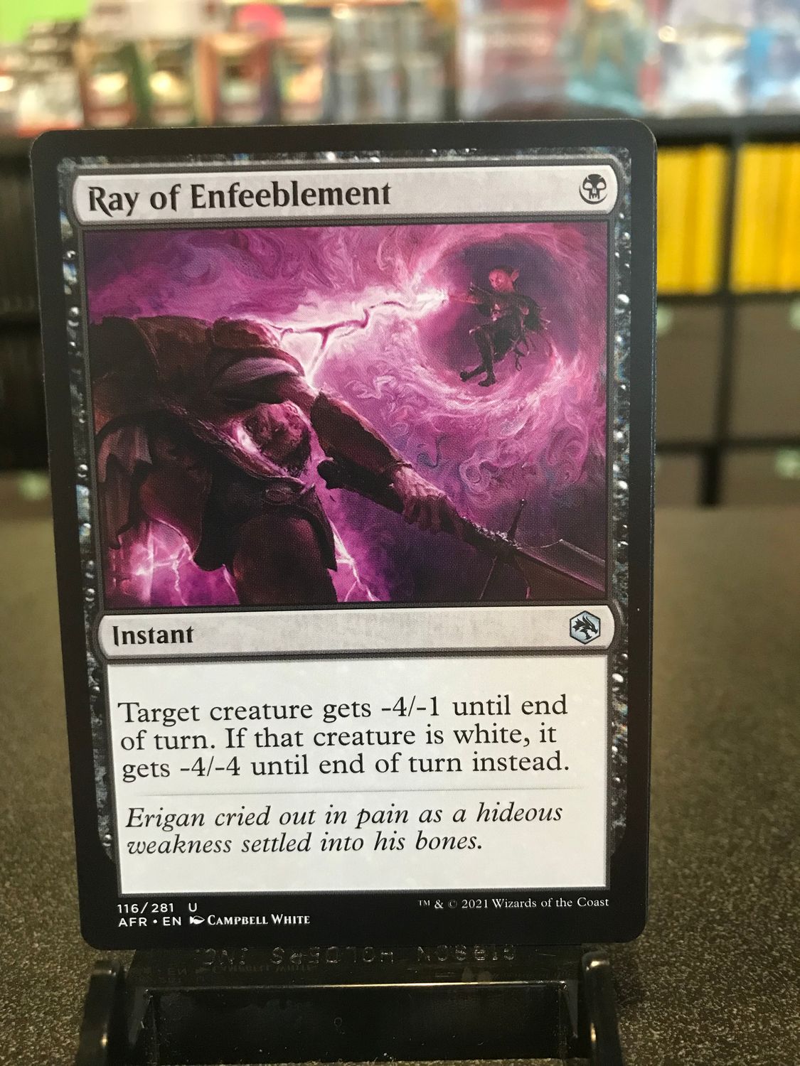 Ray of Enfeeblement  (AFR)