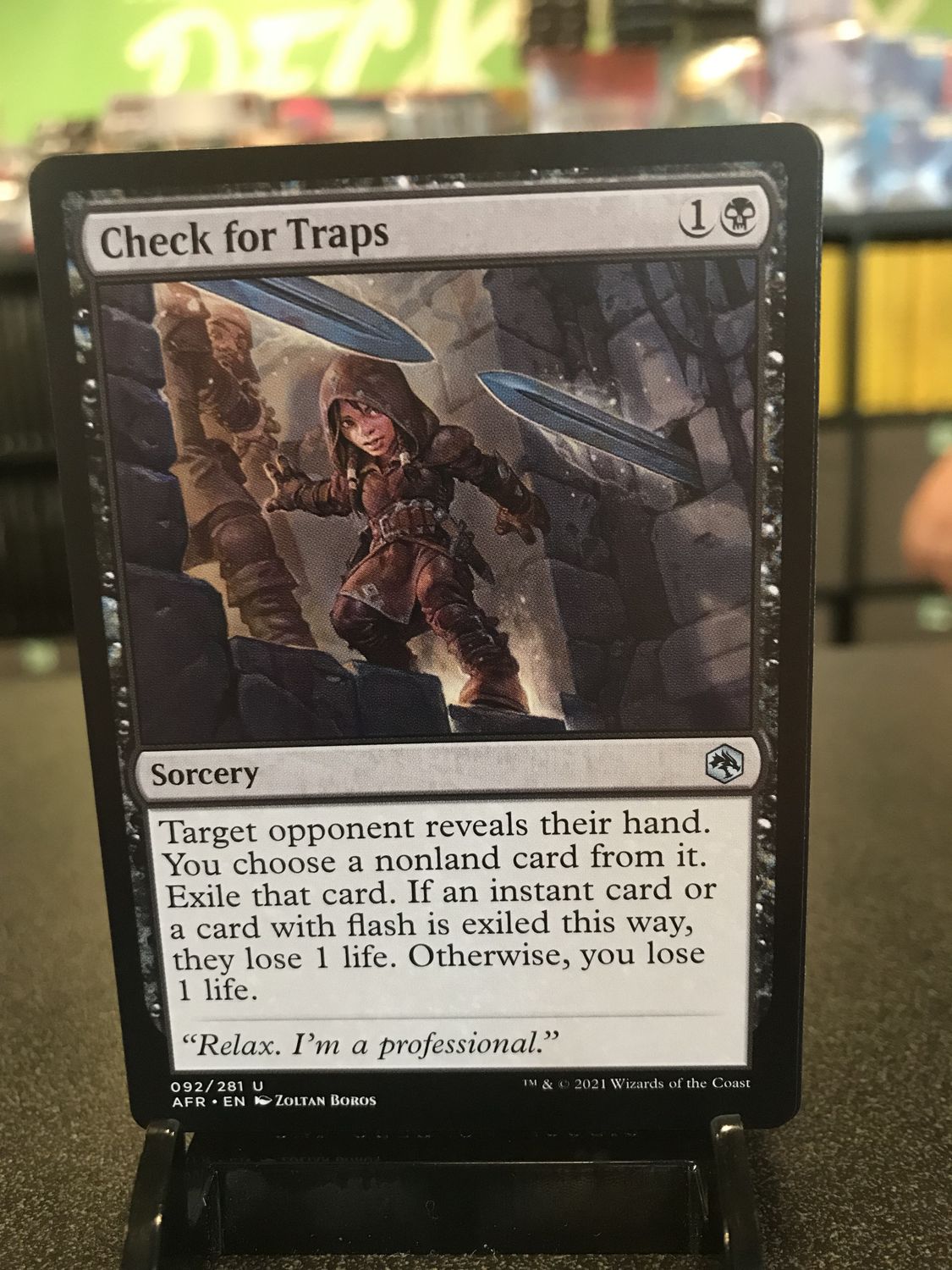 Check for Traps  (AFR)