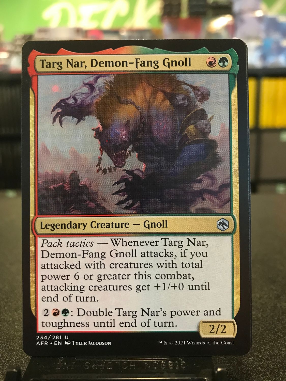 Targ Nar, Demon-Fang Gnoll  (AFR)
