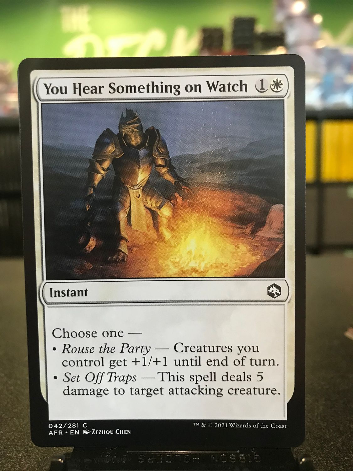 You Hear Something on Watch  (AFR)