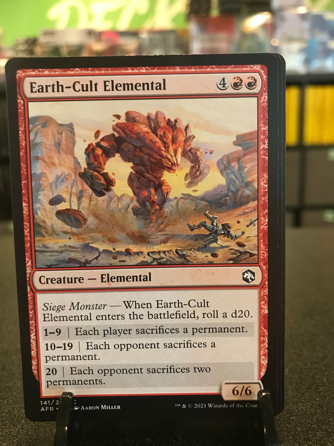 Earth-Cult Elemental  (AFR)