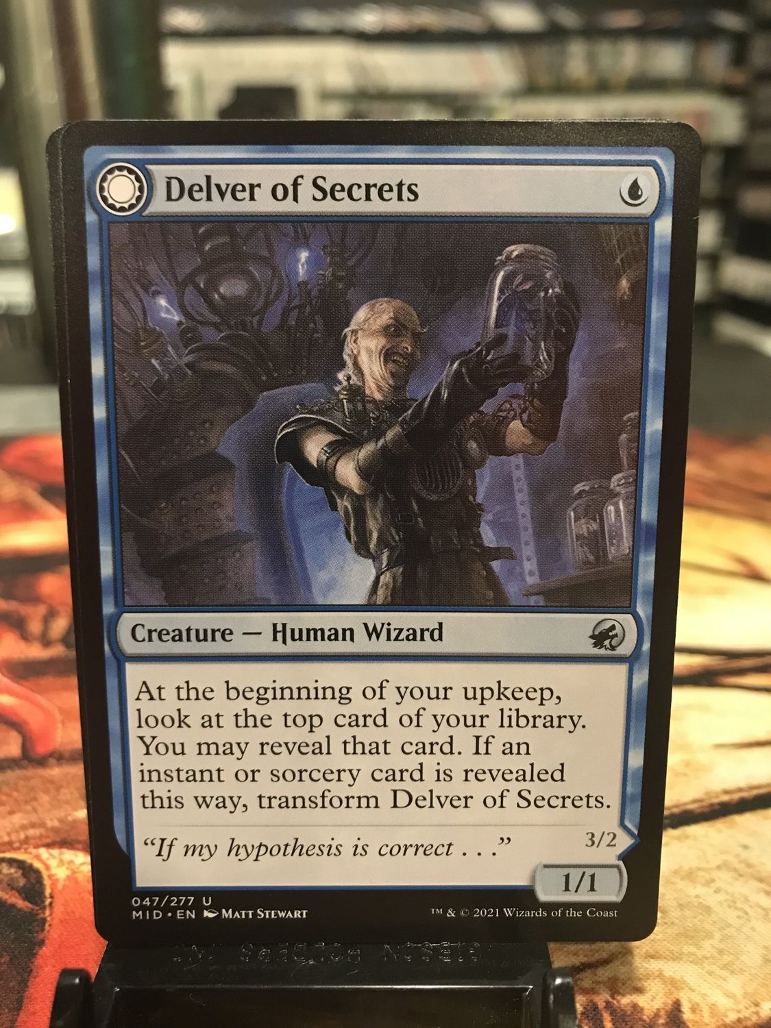 Delver of Secrets // Insectile Aberration  (MID)