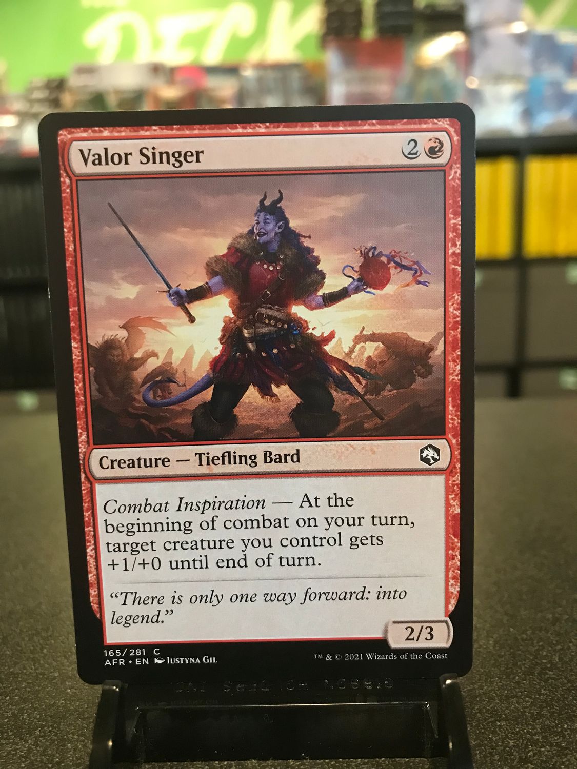 Valor Singer  (AFR)