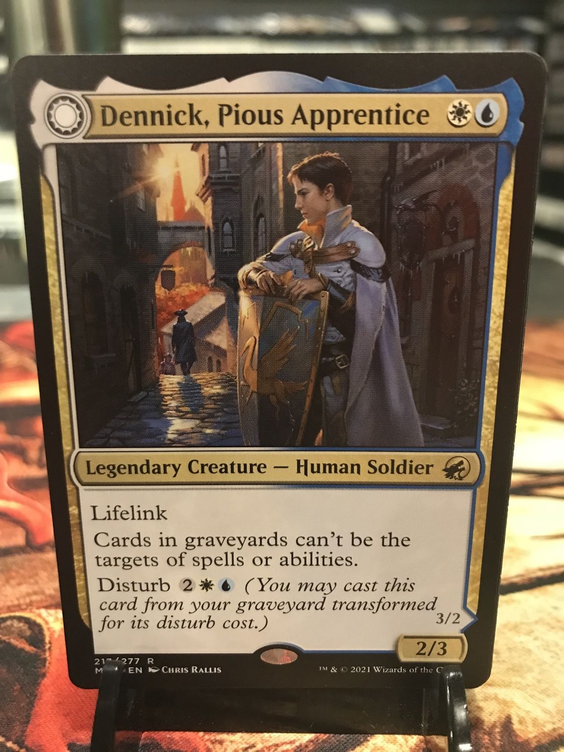 Dennick, Pious Apprentice // Dennick, Pious Apparition  (MID)