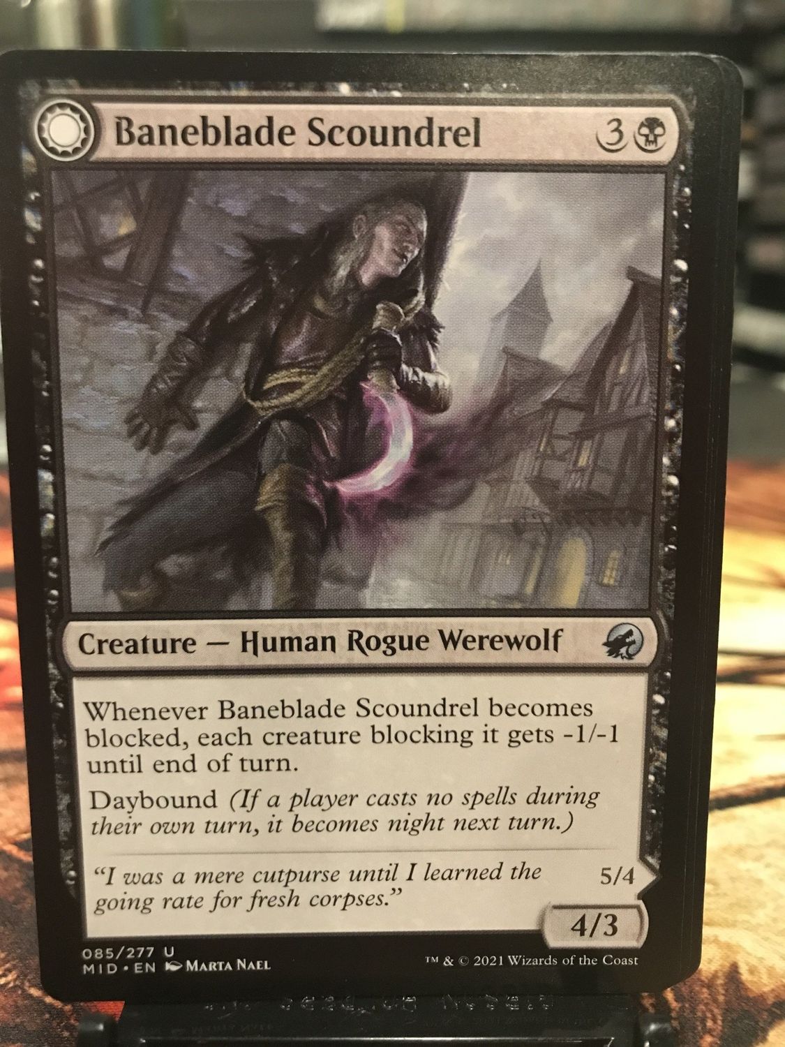 Baneblade Scoundrel // Baneclaw Marauder  (MID)