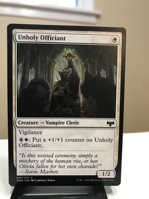 Unholy Officiant  (VOW)