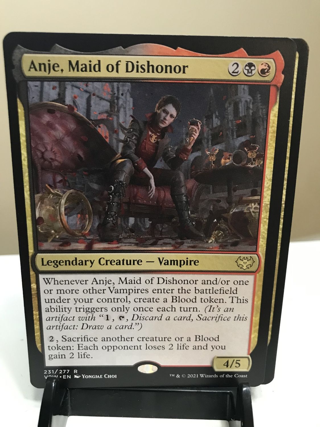 Anje, Maid of Dishonor  (VOW)