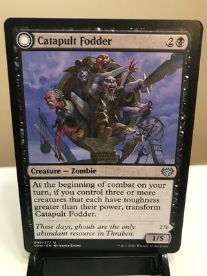 Catapult Fodder // Catapult Captain  (VOW)