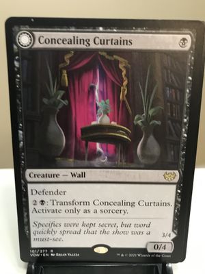 Concealing Curtains // Revealing Eye  (VOW)