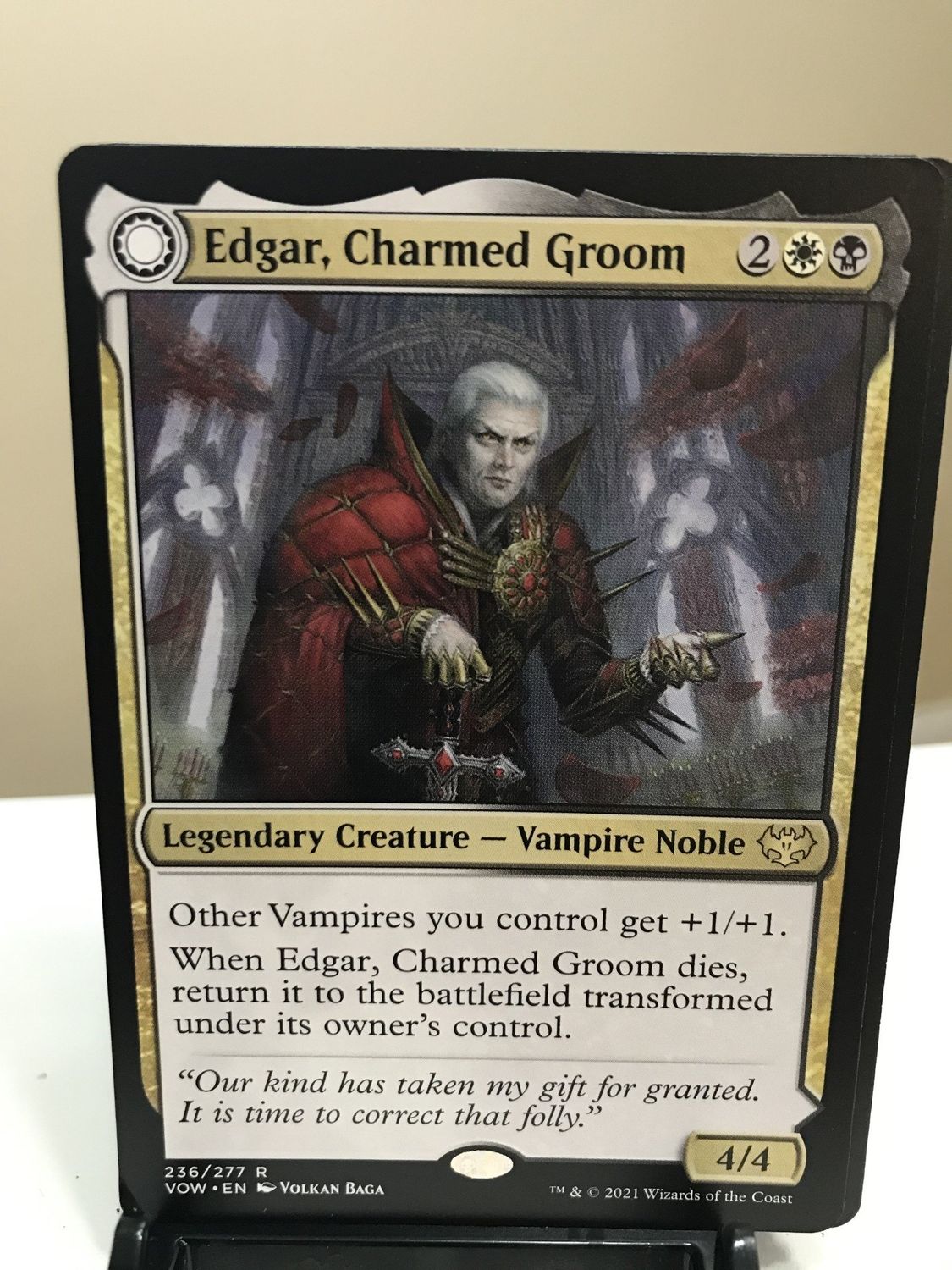 Edgar, Charmed Groom // Edgar Markov's Coffin  (VOW)