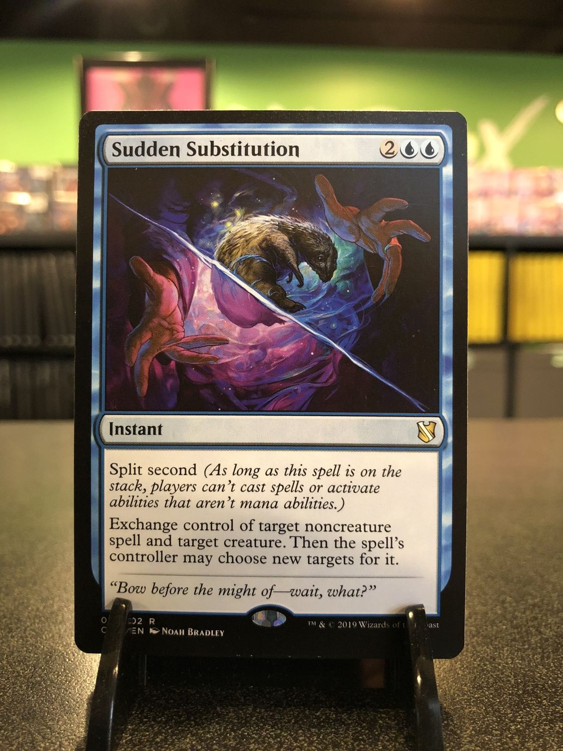 Sudden Substitution  (C19)