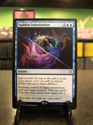 Sudden Substitution  (C19)