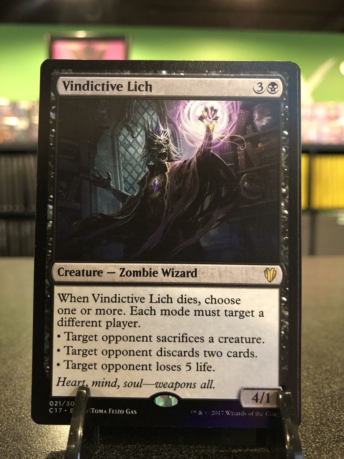 Vindictive Lich  (C17)