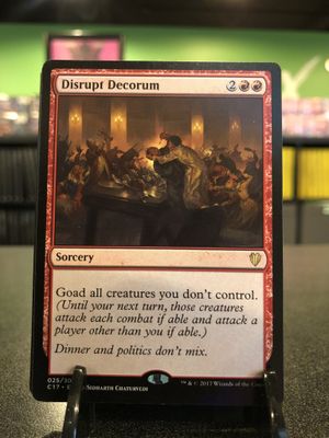 Disrupt Decorum  (C17)