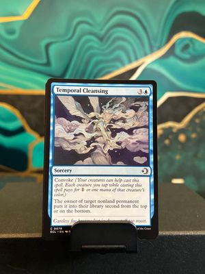 Temporal Cleansing  (ECL)