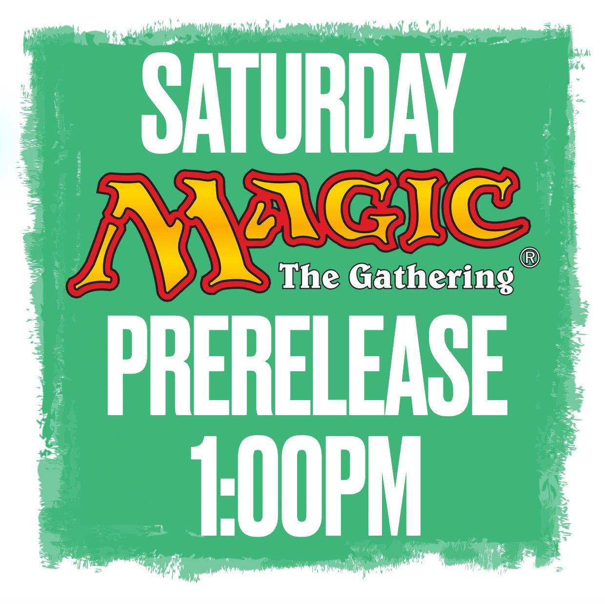 Saturday @ 1:00pm  - Magic the Gathering Prerelease!  Star Trek (November 7th)