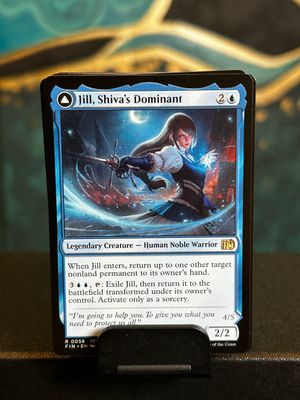 Jill, Shiva's Dominant // Shiva, Warden of Ice  (FIN)