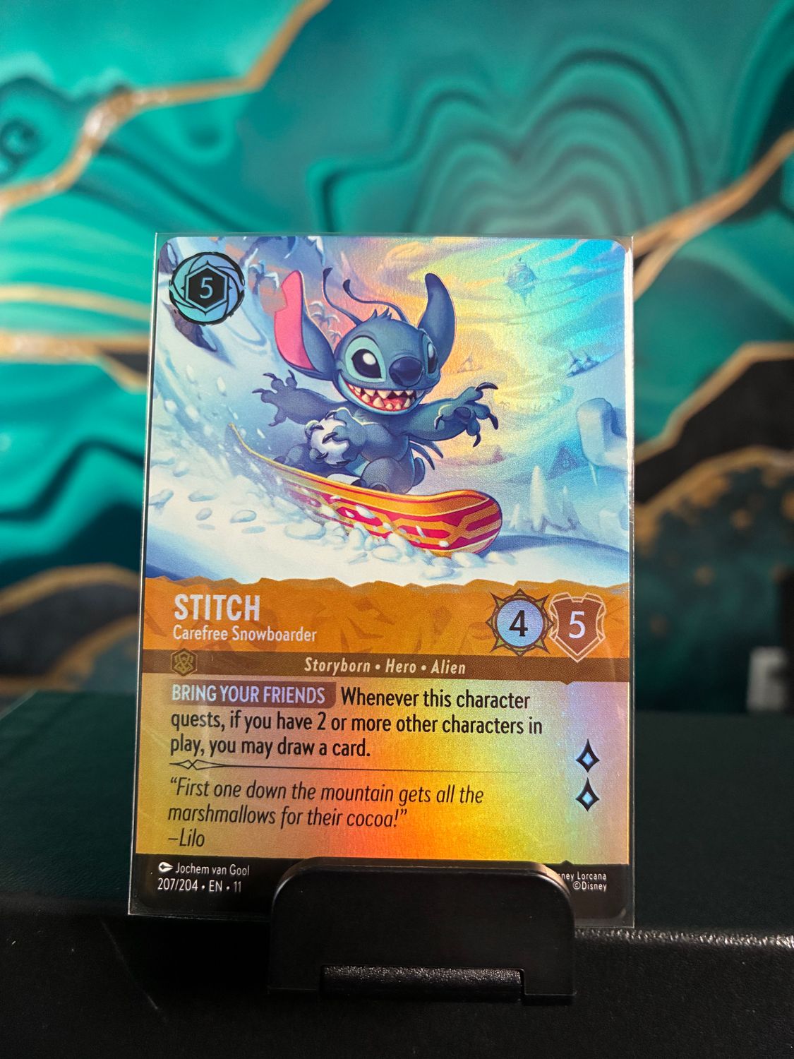 Stitch - Carefree Snowboarder  207  (WNS)(EPIC)