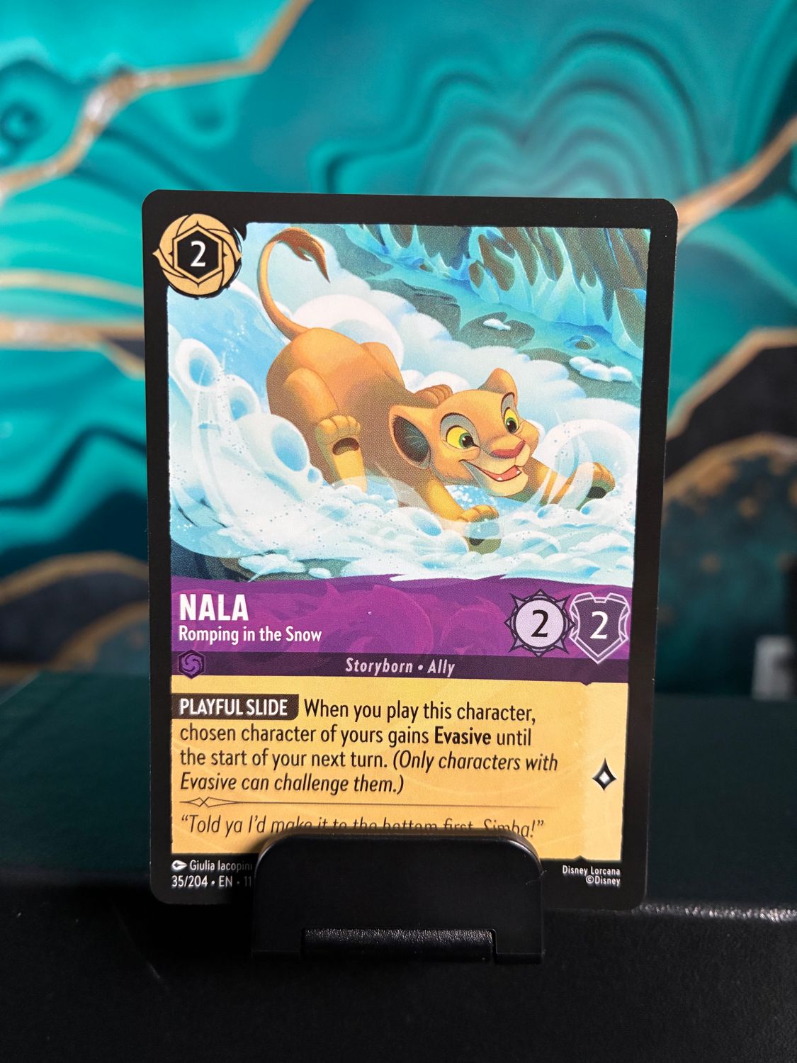 Nala - Romping in the Snow  35  (WNS)